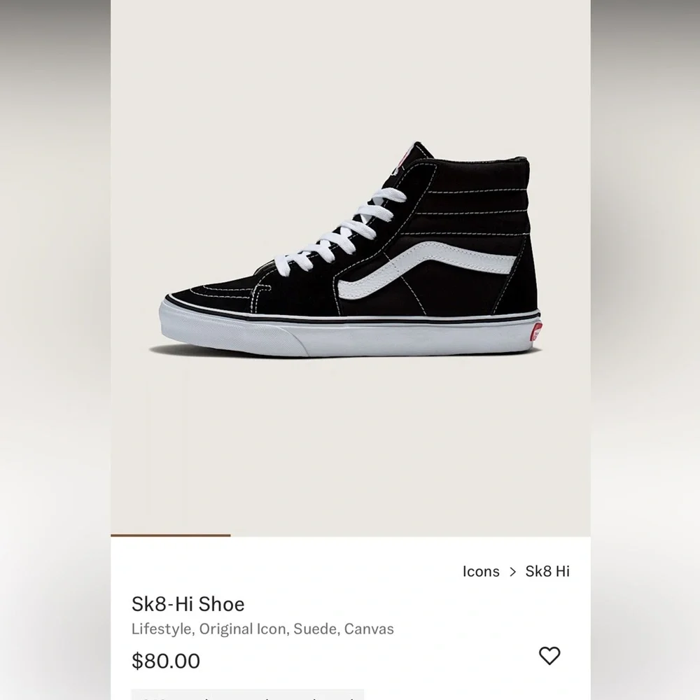 Vans Sk8-Hi Women’s | Size 7.5 | Like New - Picture 3 of 17